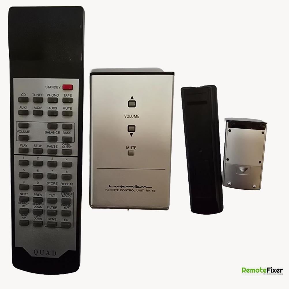 Luxman and Quad RA 18 Remote Control - Front Image