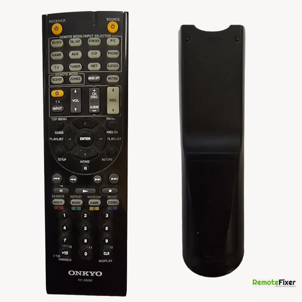 Onkyo  Remote Control - Front Image