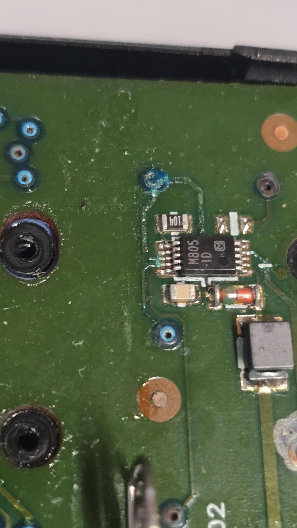 Denon RC-884 Remote Control - Inside Image