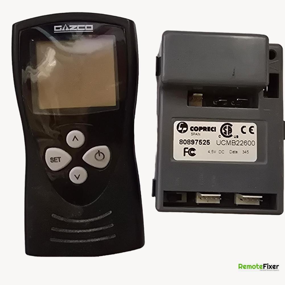 Gazco / Copreci MMB22600 / UCMB22600 Remote Control - Front Image