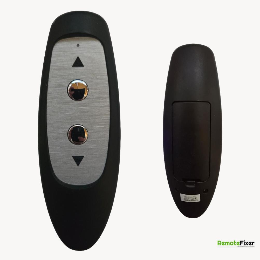 Bed TV  Remote Control - Front Image