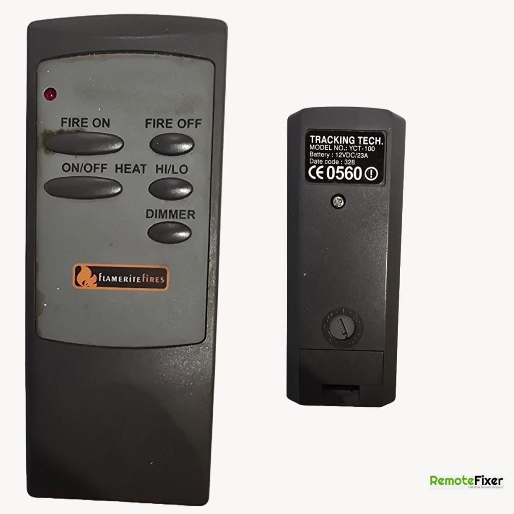 FlameriteFires YCT-100 Remote Control - Front Image