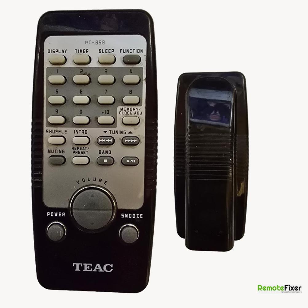 Teac RC-858 Remote Control - Front Image