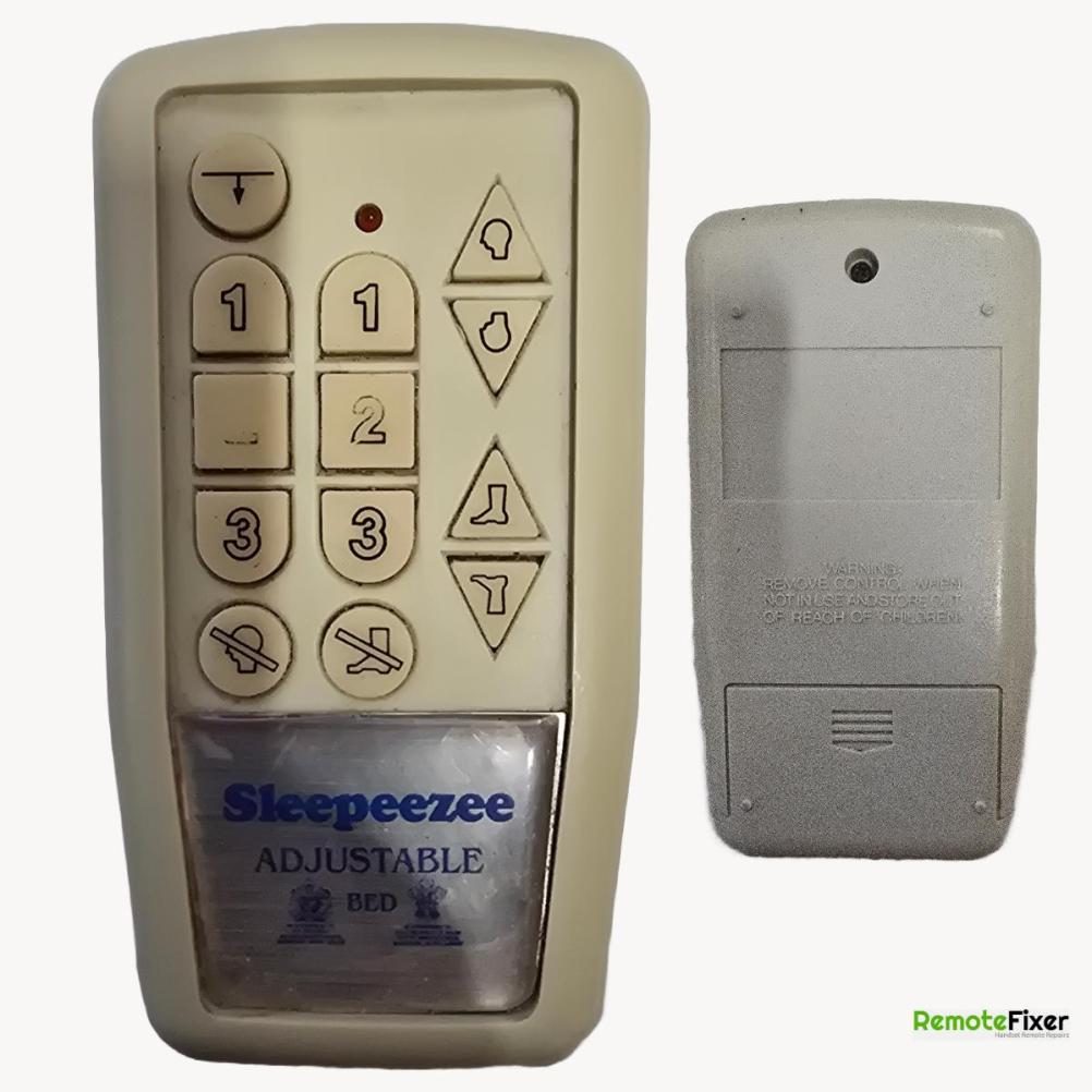 Sleepeezee  Remote Control - Front Image