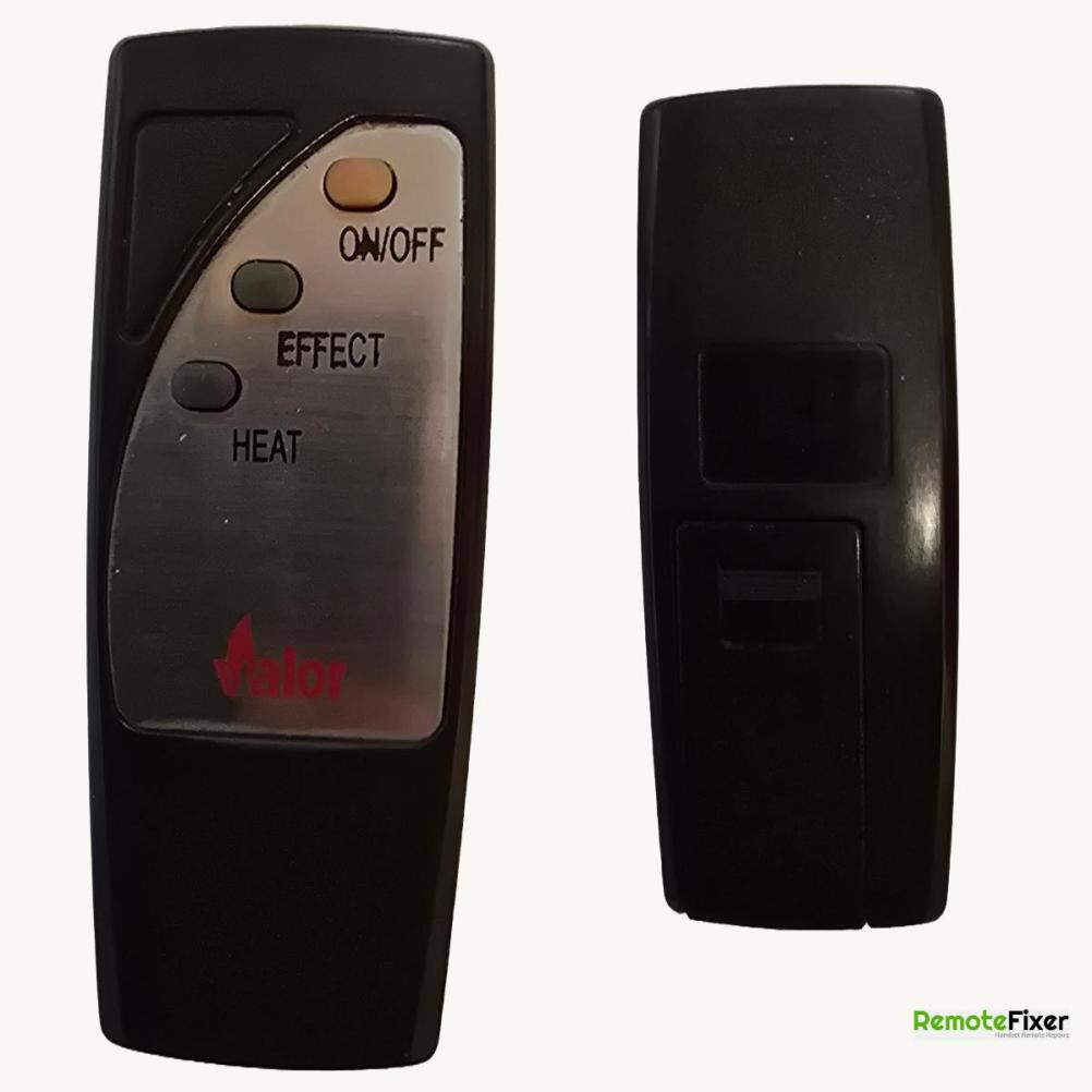 Valor electric fire  Remote Control - Front Image