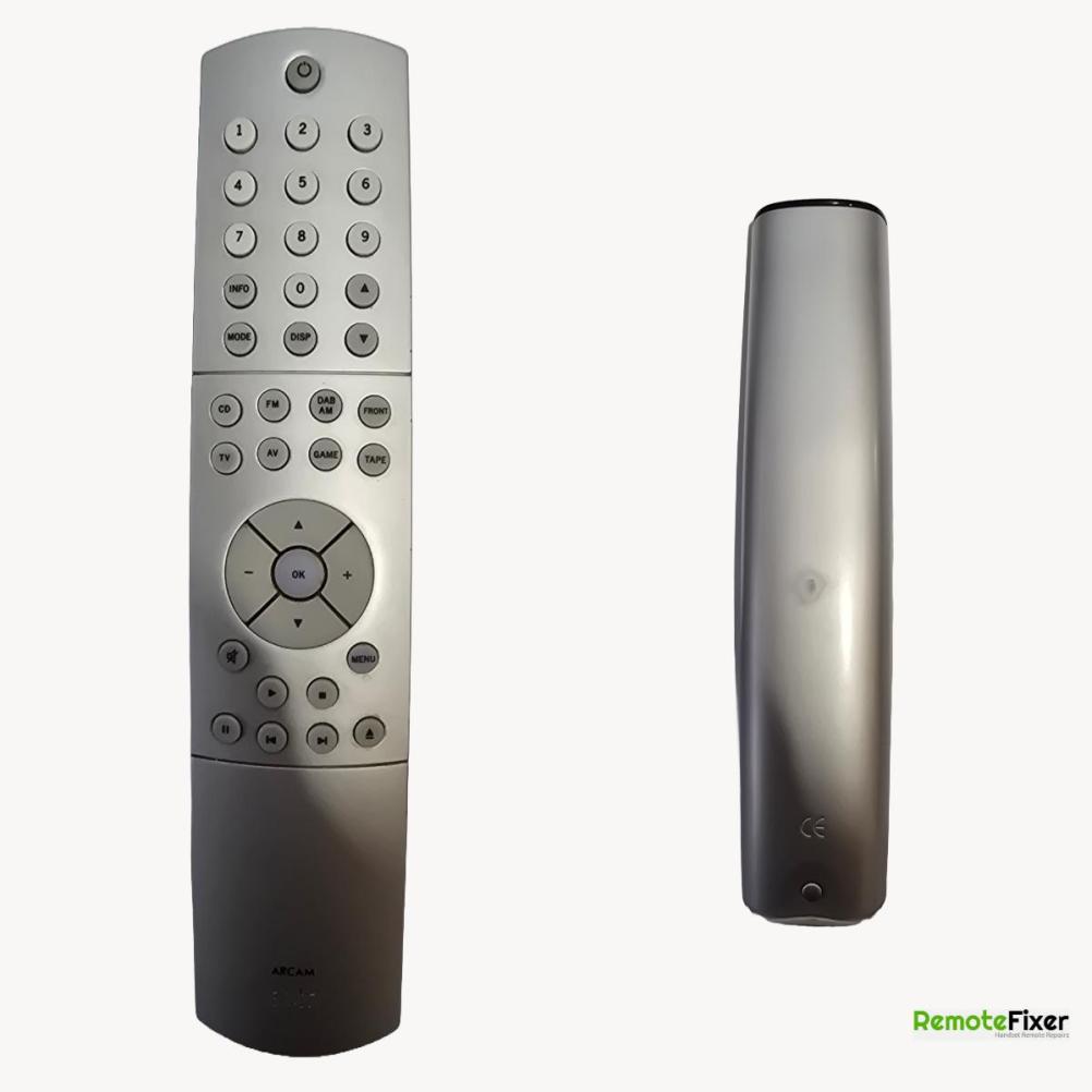 Arcam  Solo Remote Control - Front Image