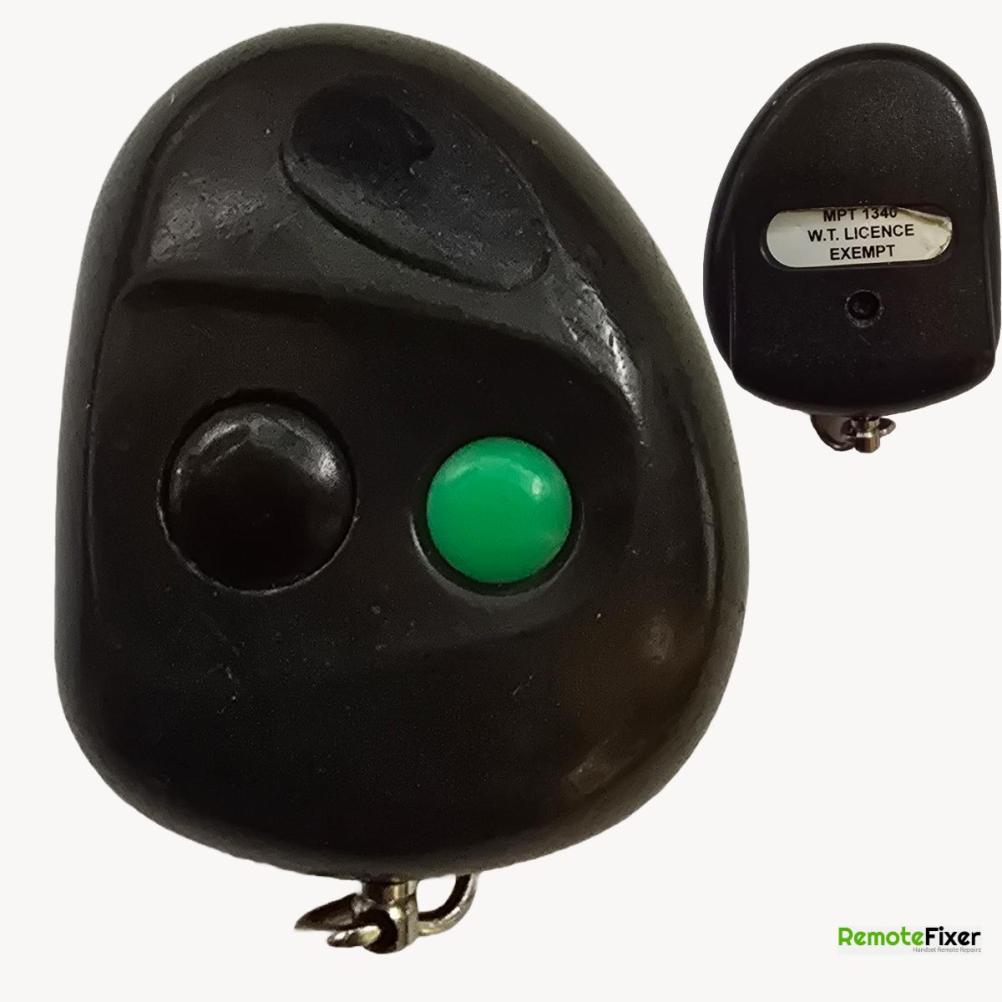 MPT1340 Garage  Remote Control - Front Image