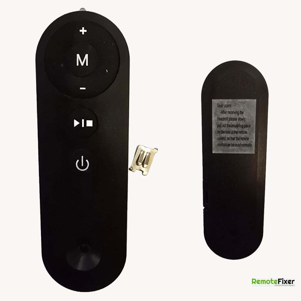 Bigzzia treadmill  Remote Control - Front Image