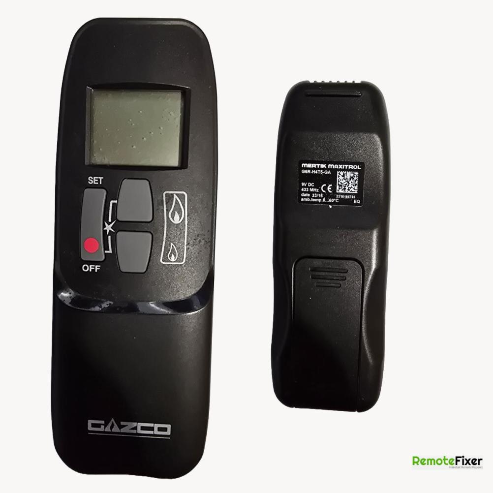 Gazco Riva 2 500 Edge Remote Control - Front Image