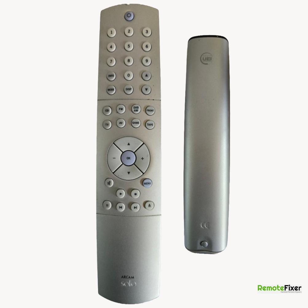ARCAM  SOLO Remote Control - Front Image