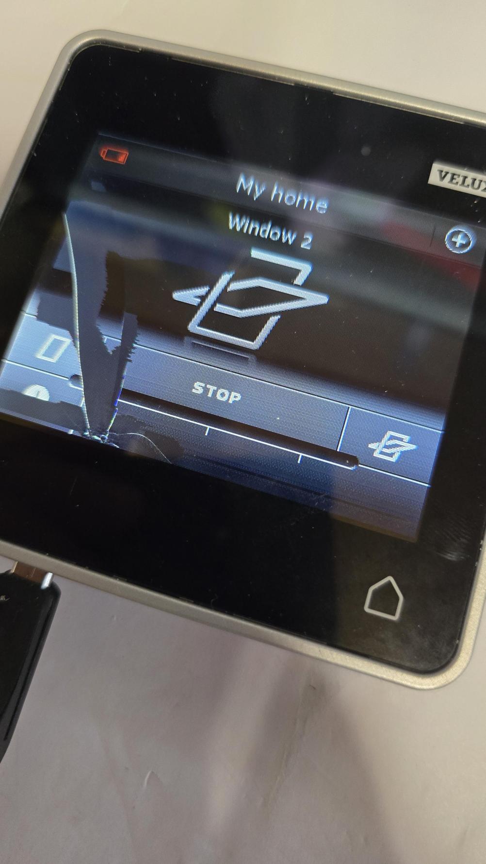 Velux  Integra KLR200 Remote Control - Inside Image