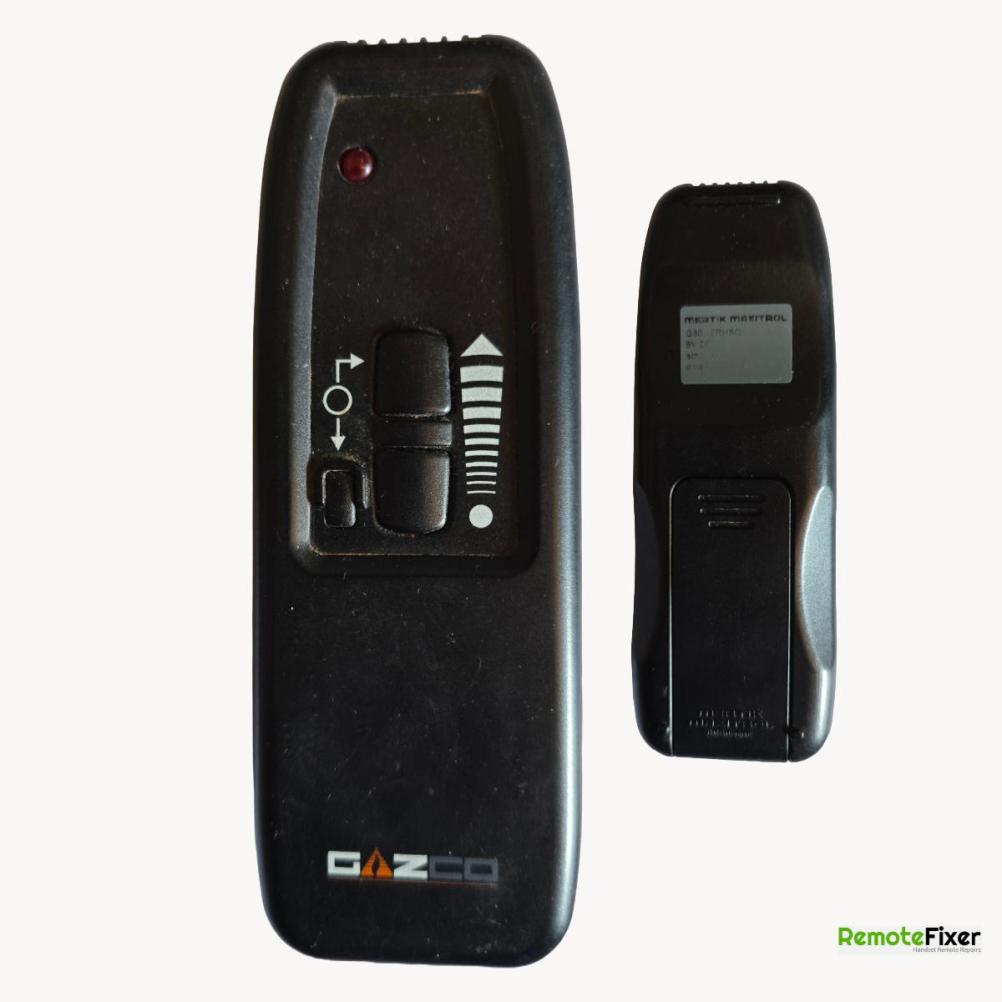 Gazco Mertik Maxitrol  Remote Control - Front Image