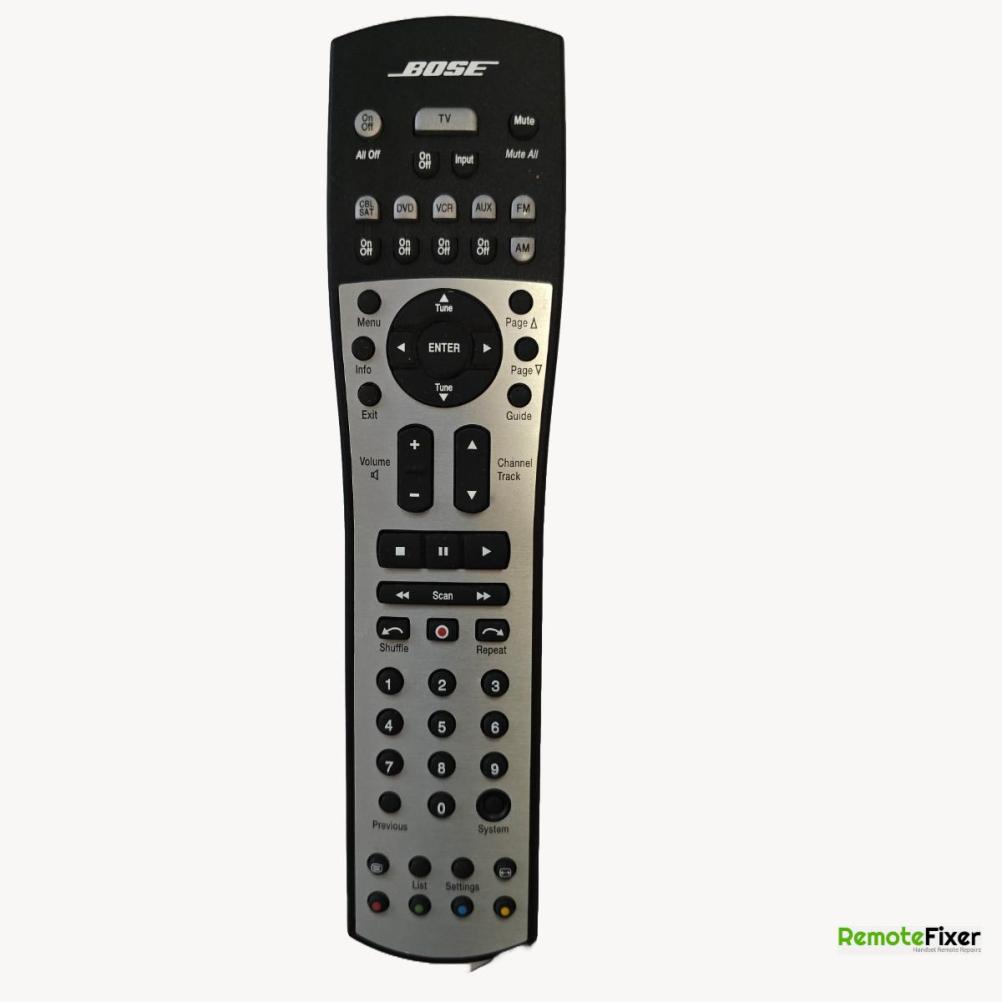 Bose  Remote Control - Front Image