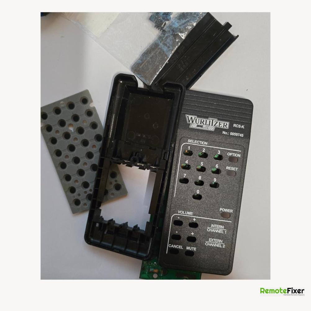 Wurlitzer  RCS-K No:0059745 Remote Control - Front Image