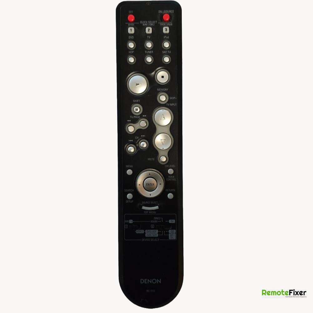 Denon  Remote Control - Front Image