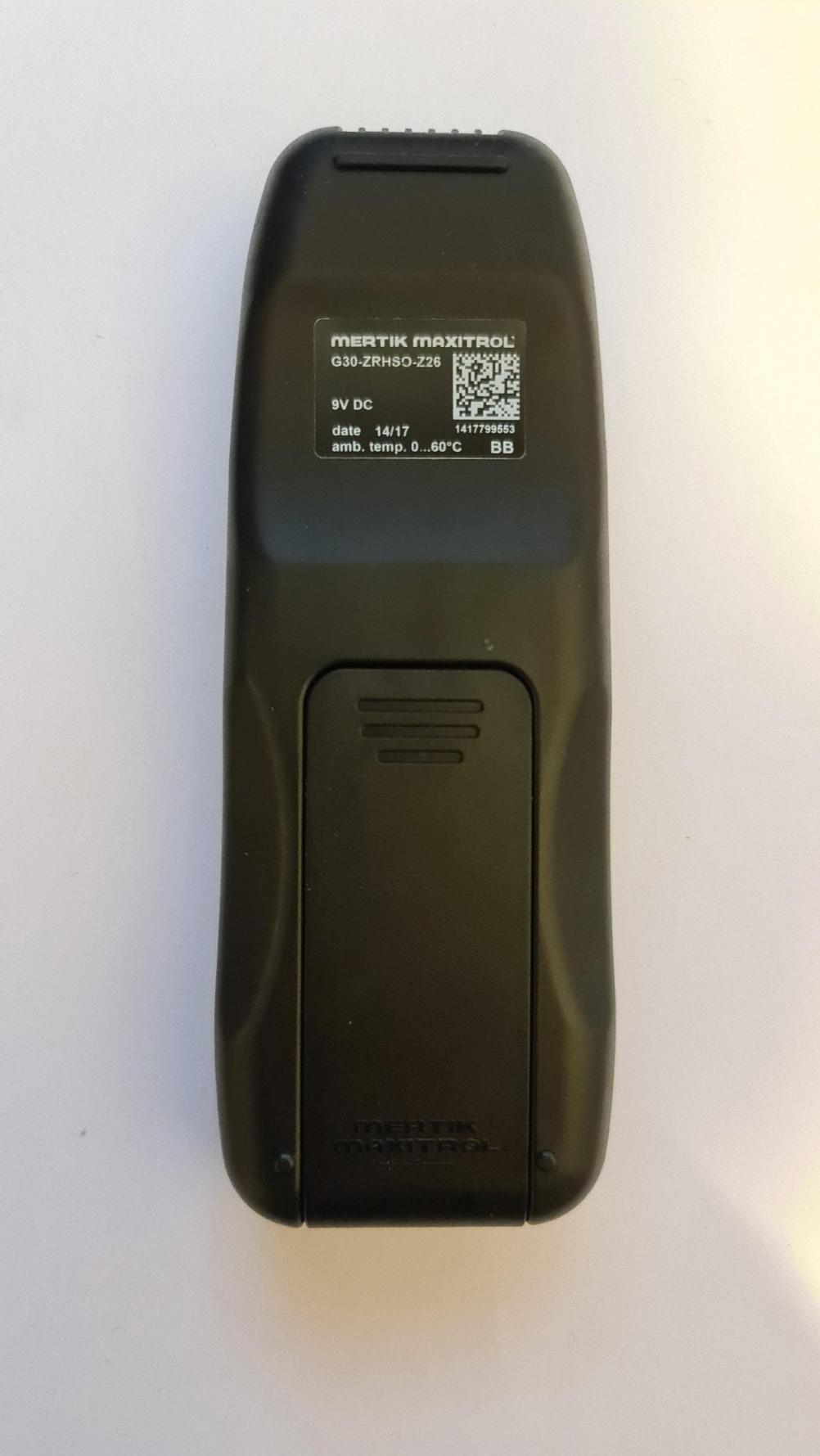 Gasco   Remote Control - Back Image