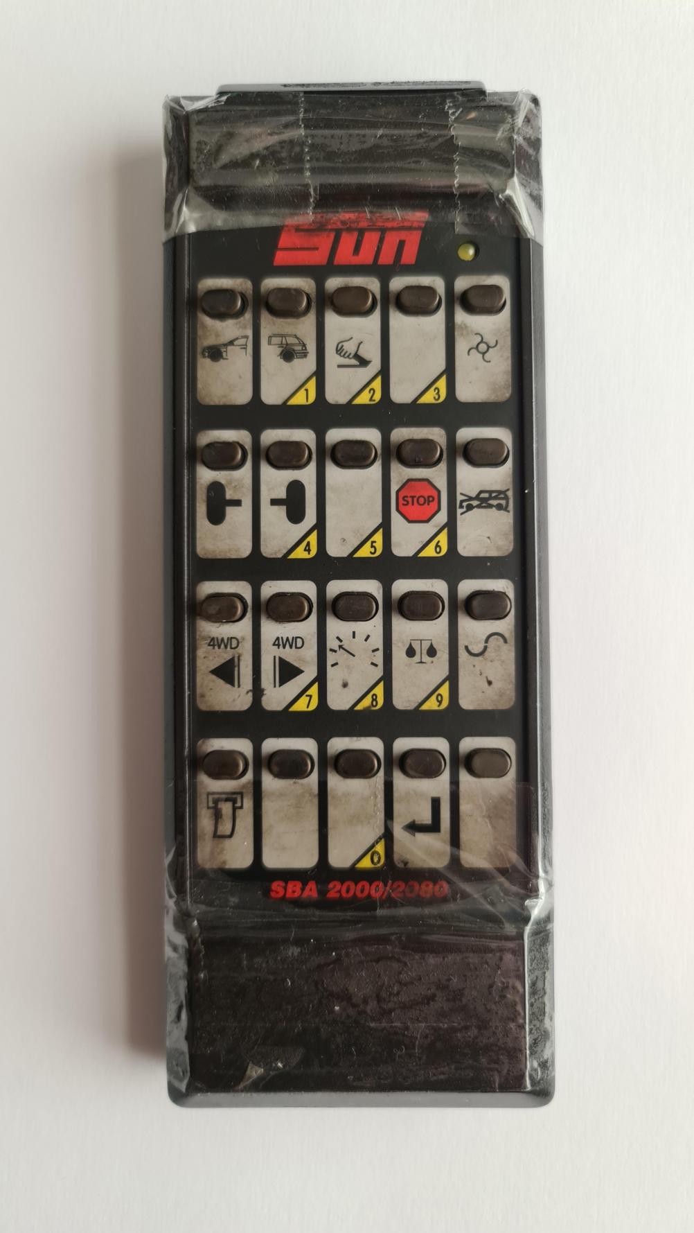 Sun  SBA2080 Remote Control - Front Image