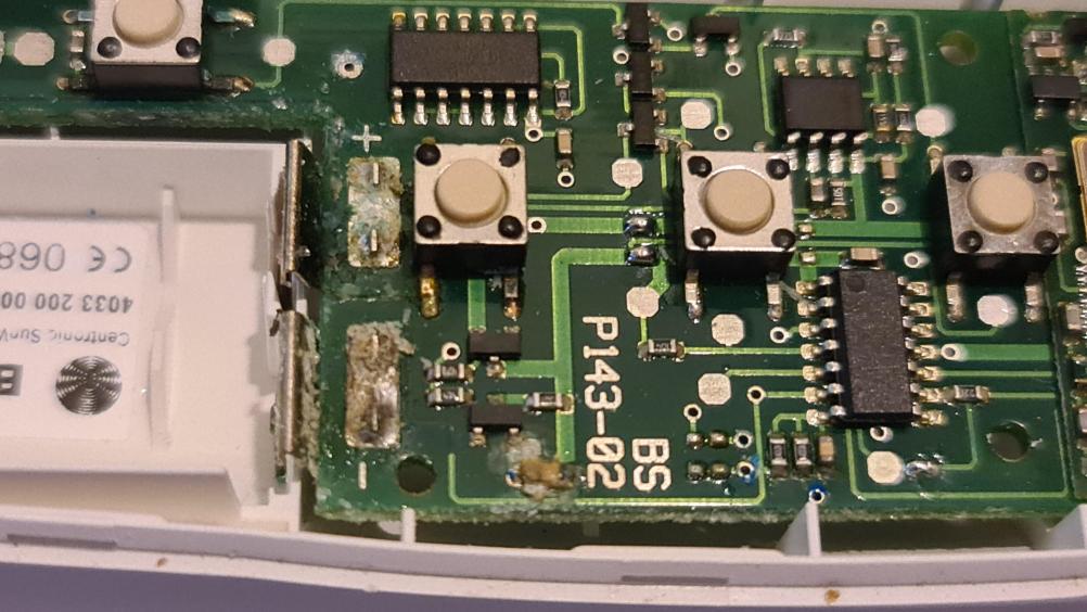Becker Centronic SunWindControl  SWC441 Remote Control - Inside Image