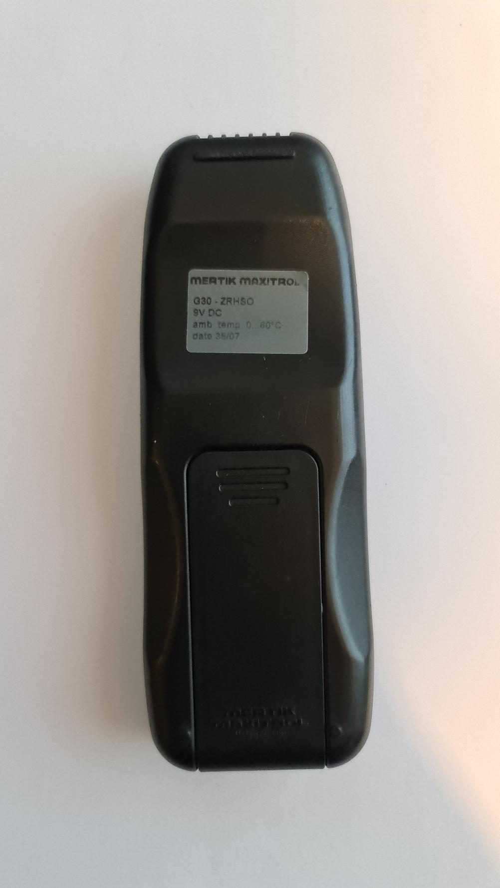 Mertik Maxitrol  G30-ZRHSO Remote Control - Back Image
