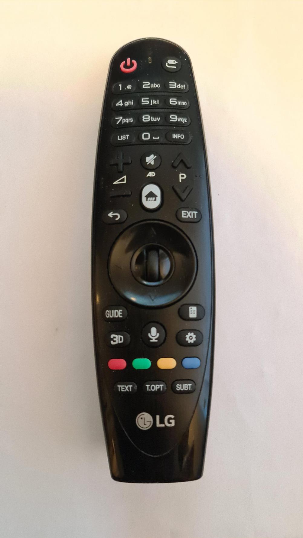 LG  Remote Control - Front Image