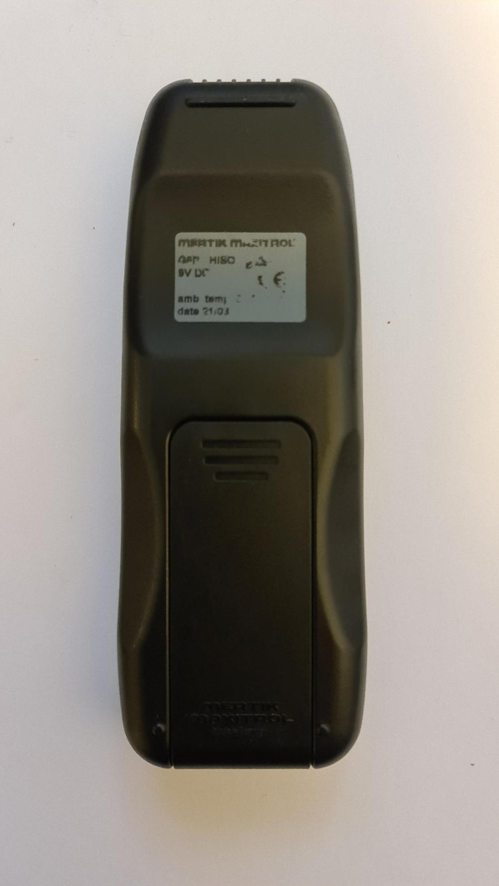 Mertik Maxitrol   Remote Control - Back Image