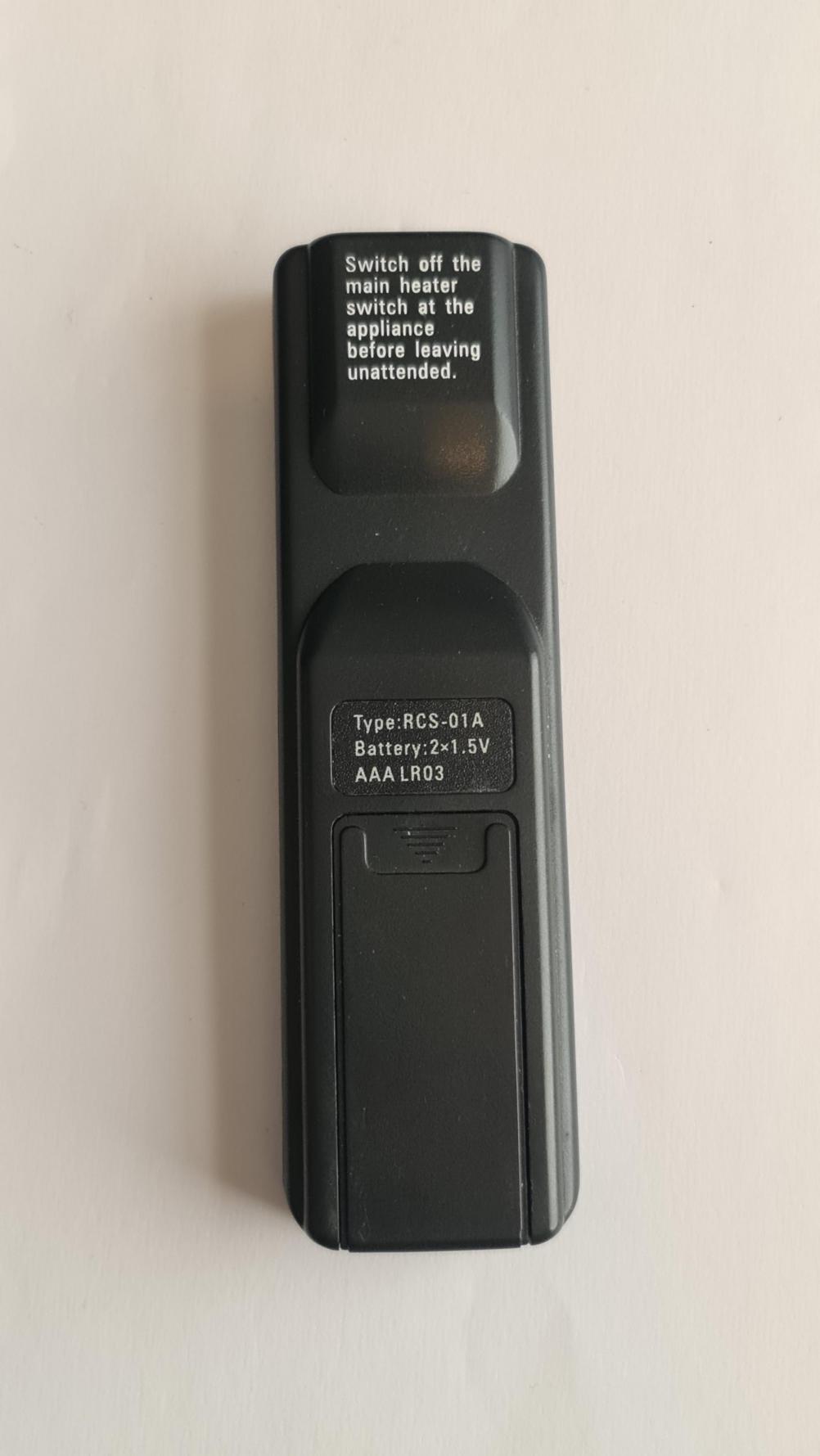 RCS-01A  Remote Control - Back Image