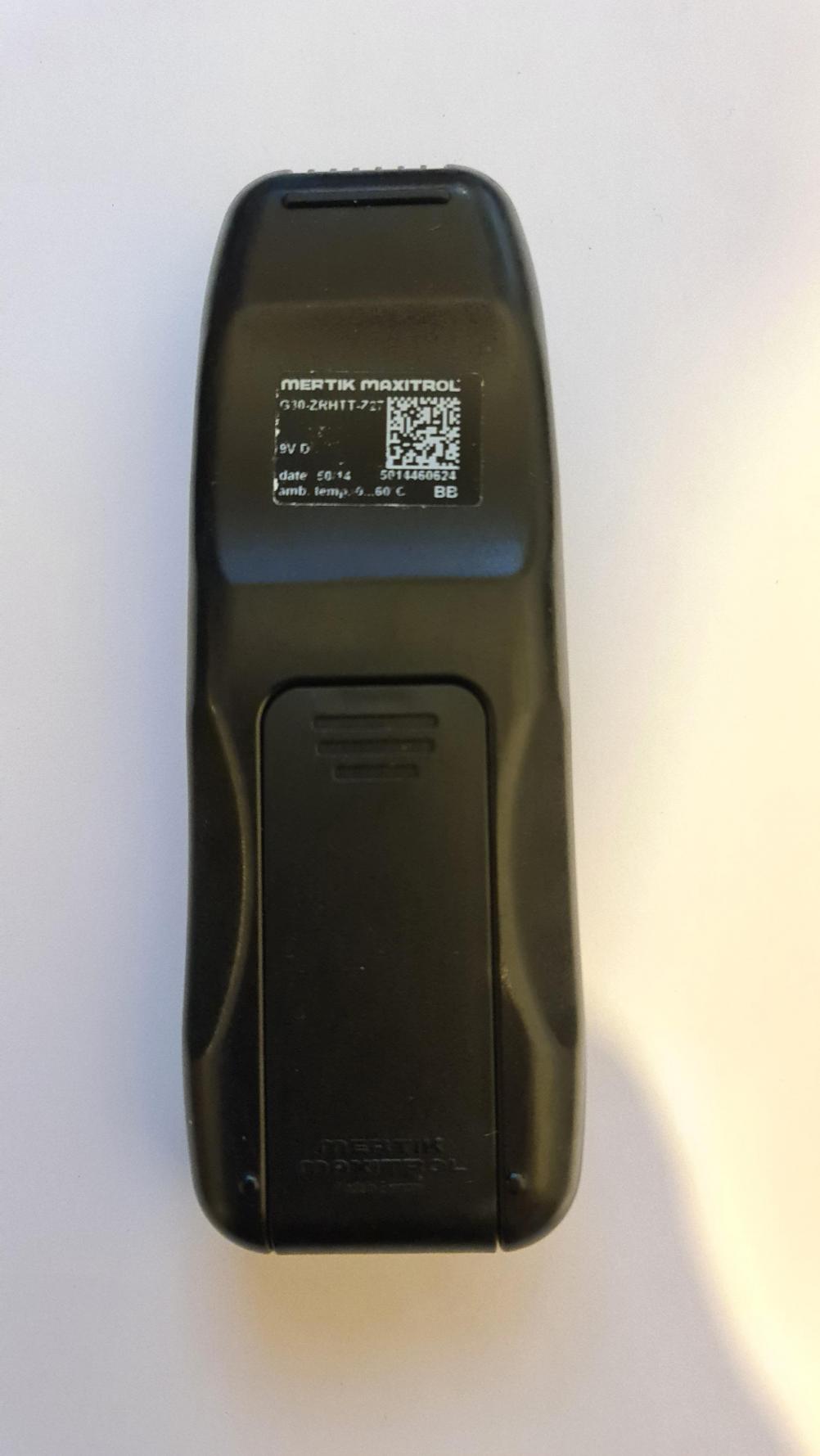 Gazco  Remote Control - Back Image