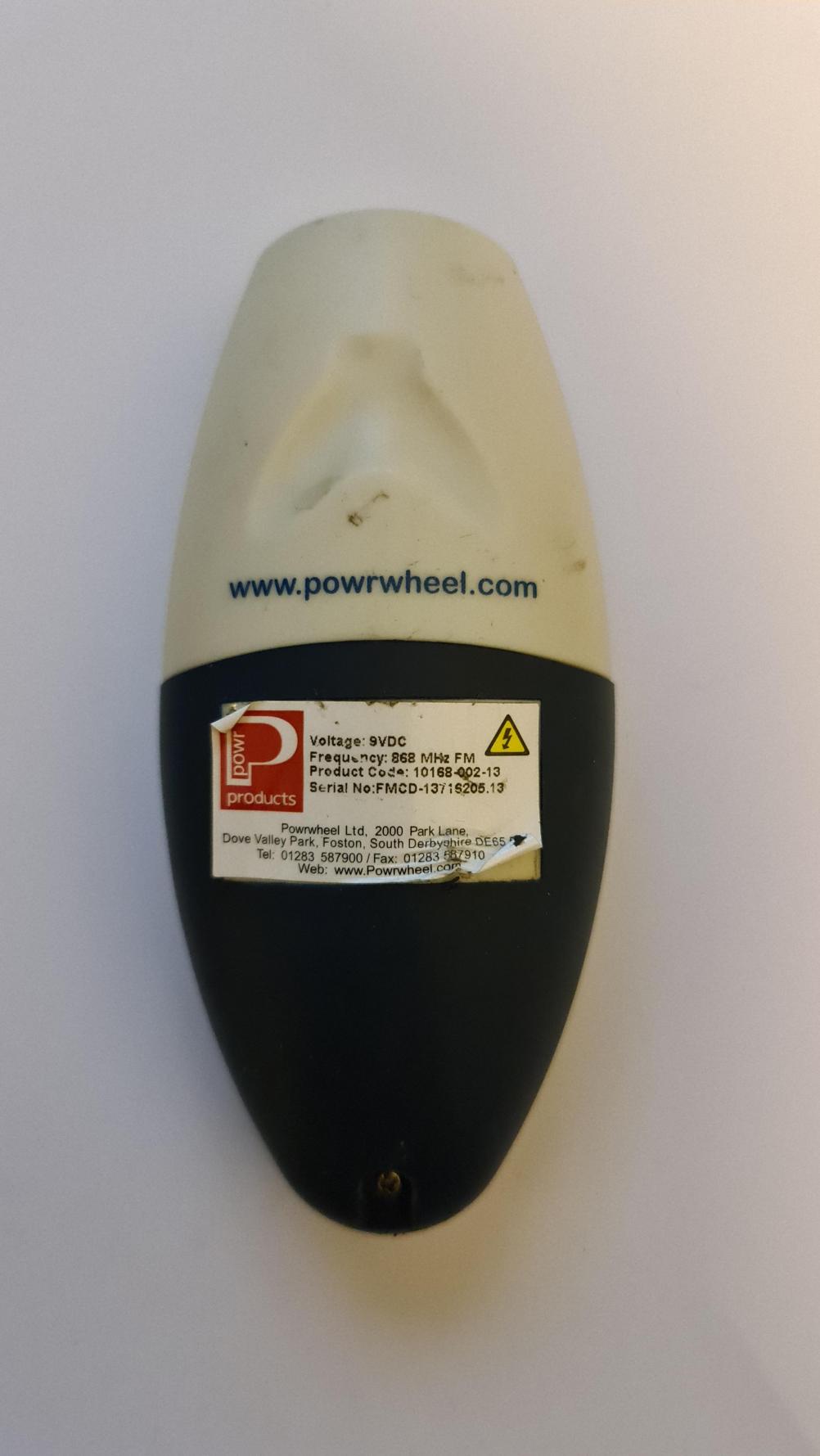 Powrwheel   Remote Control - Back Image