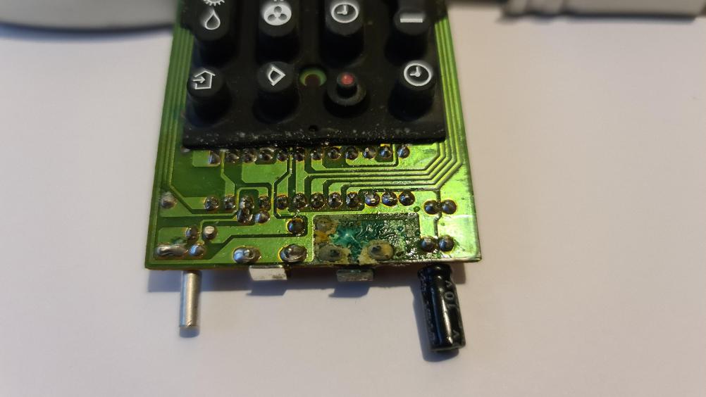 Xpelair Digitemp  Remote Control - Inside Image