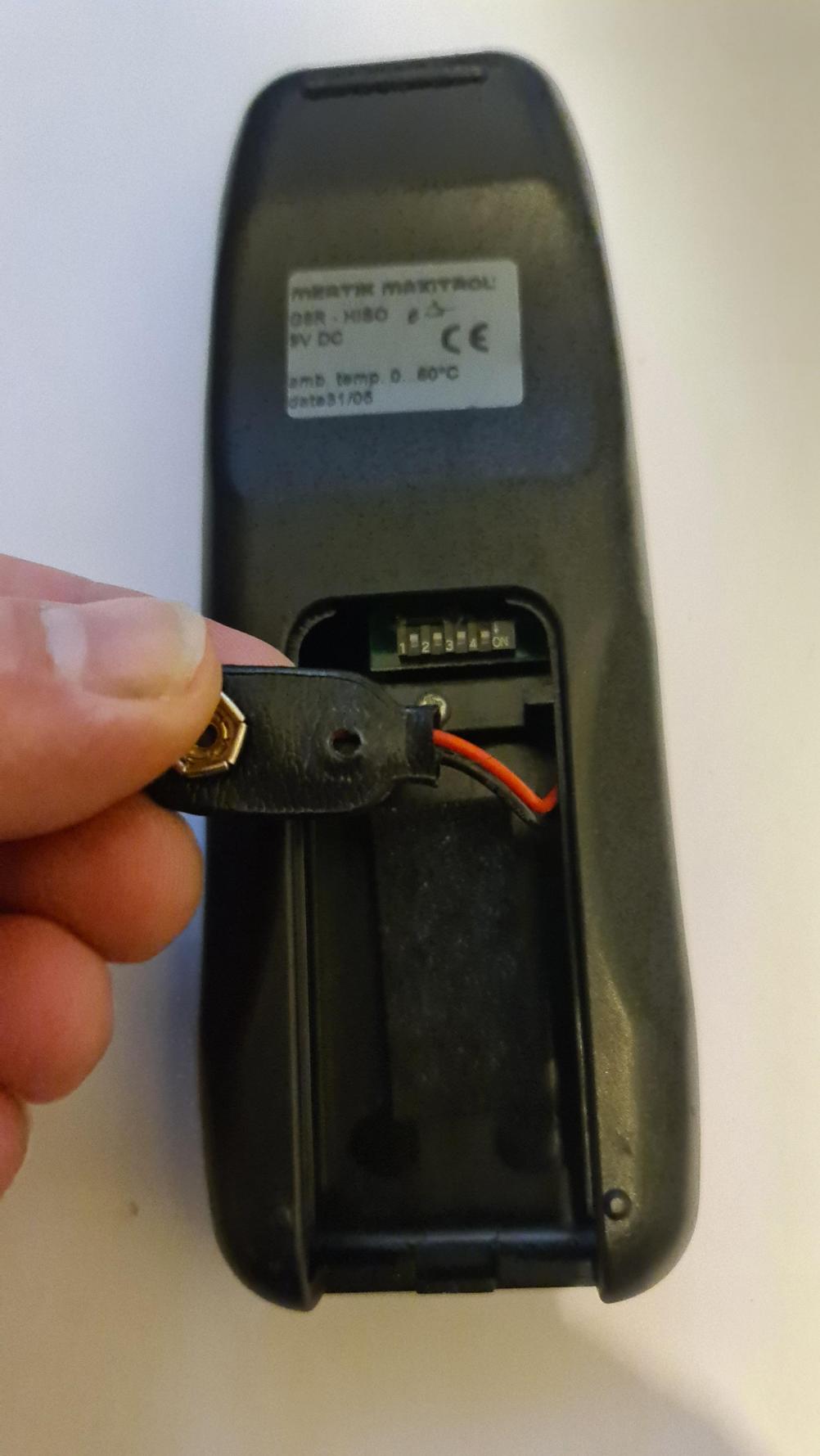 Mertik Maxitrol G6R-HISO Remote Control - Inside Image
