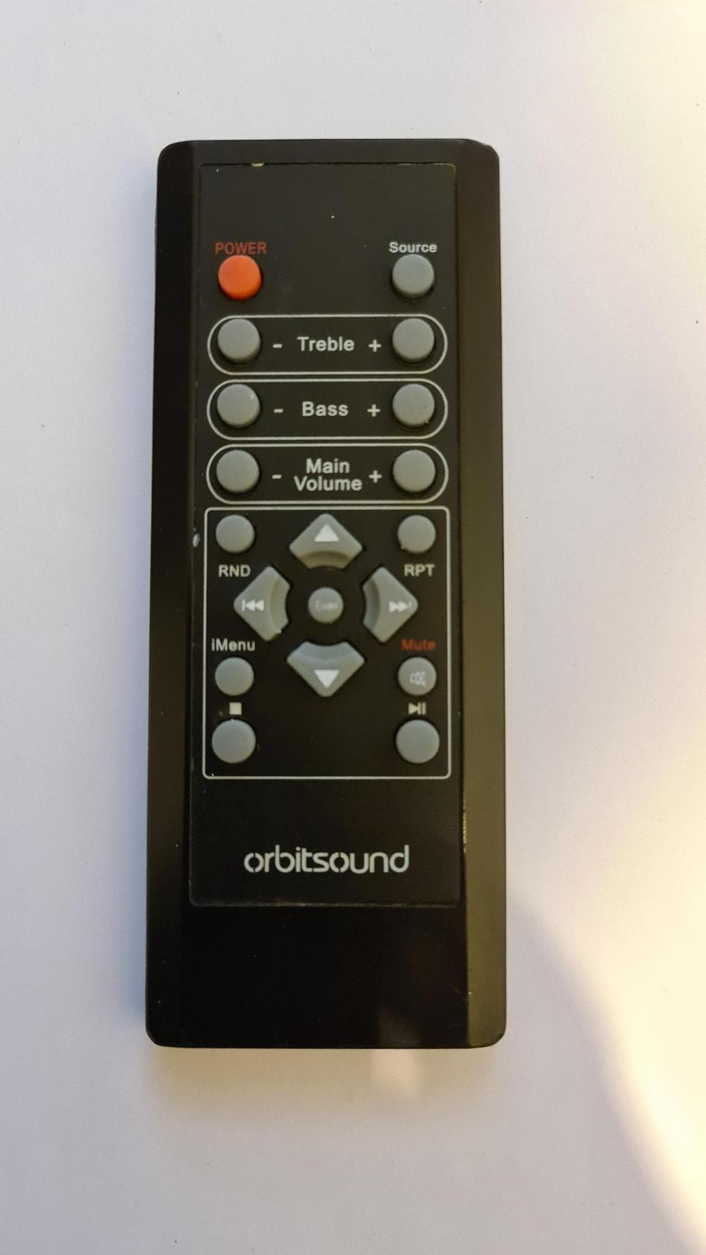 Orbitsound   Remote Control - Front Image