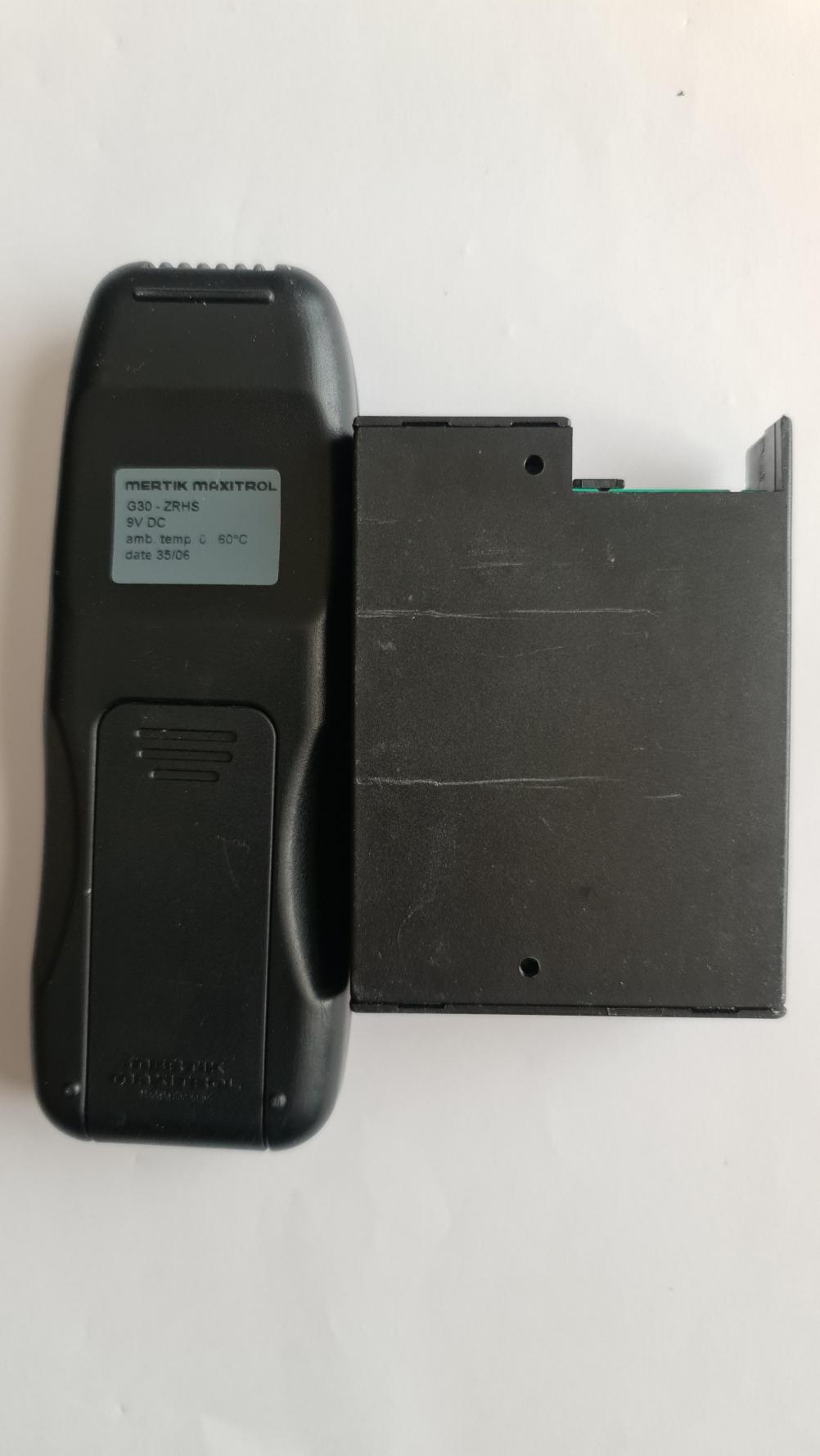 Mertik Maxitrol  Remote Control - Back Image
