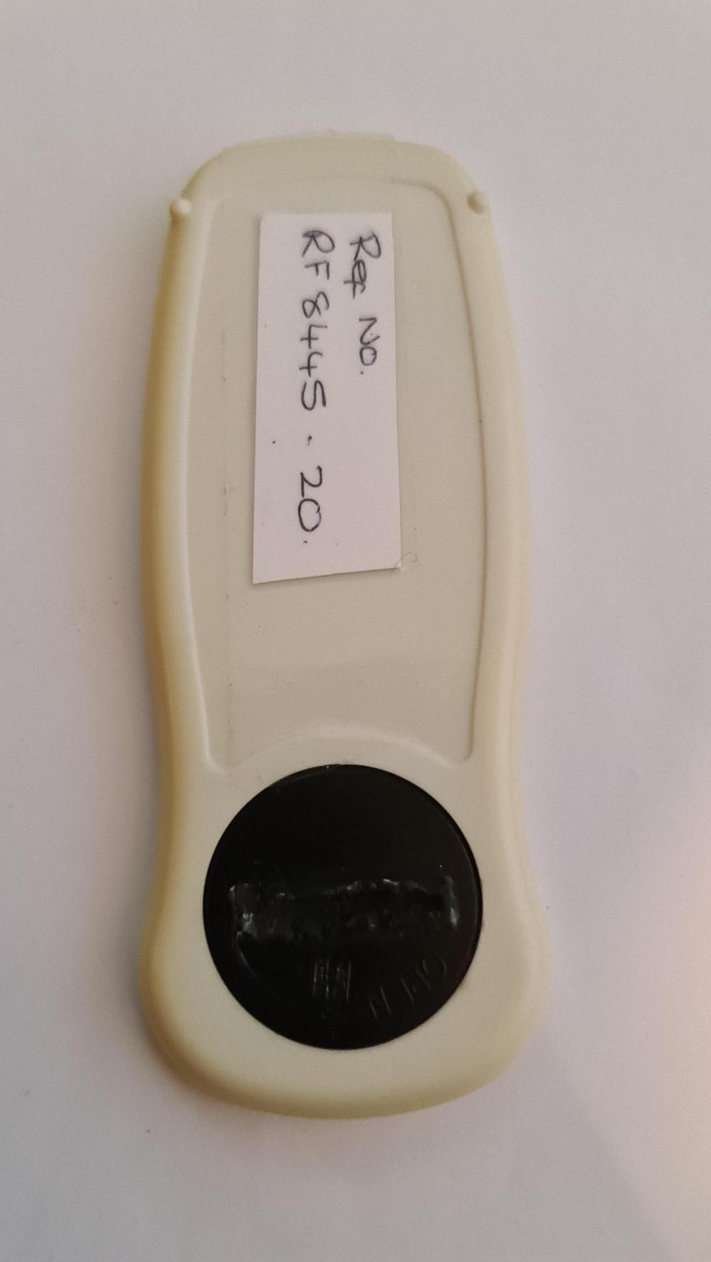 Triton  Body Dryer Remote Control - Back Image