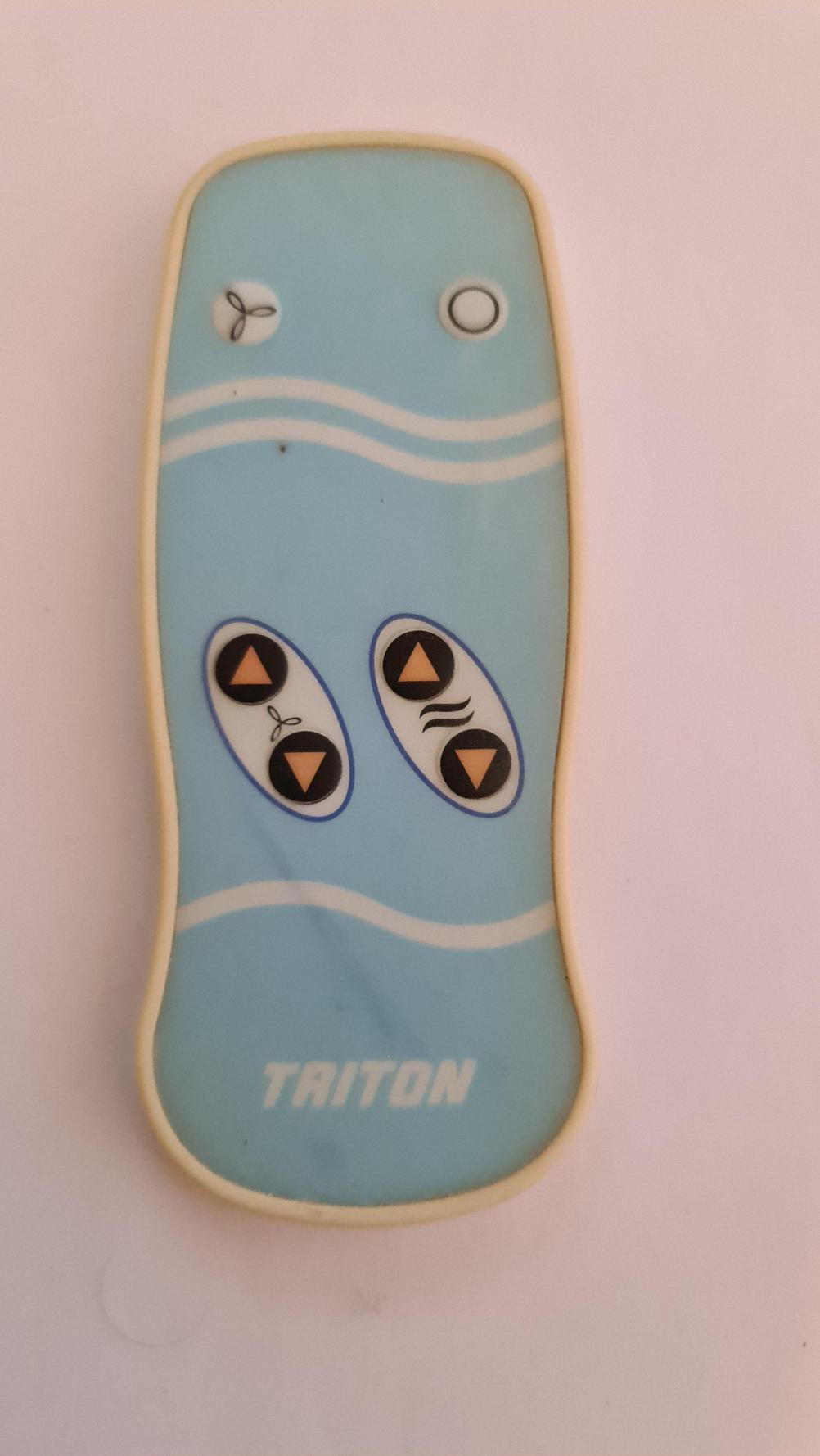 Triton  Body Dryer Remote Control - Front Image