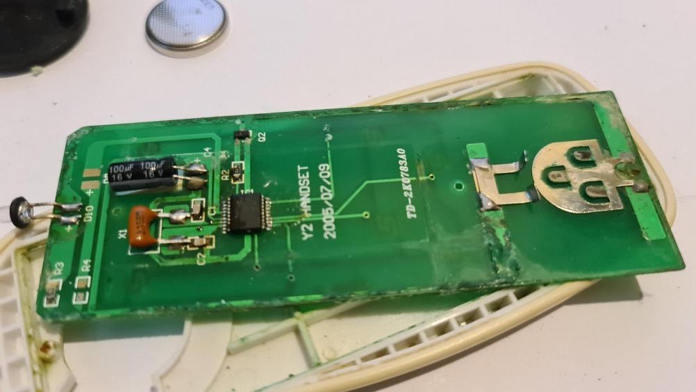 Triton  Body Dryer Remote Control - Second Inside Image