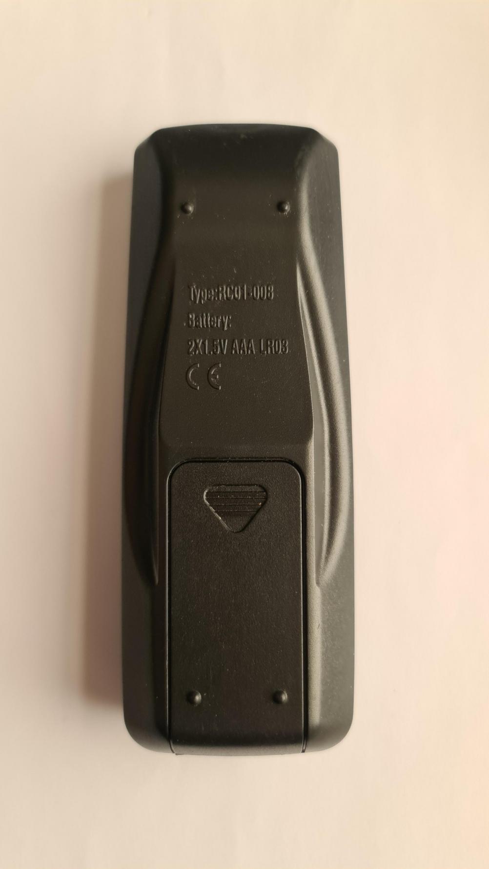 Winter warm   Remote Control - Back Image