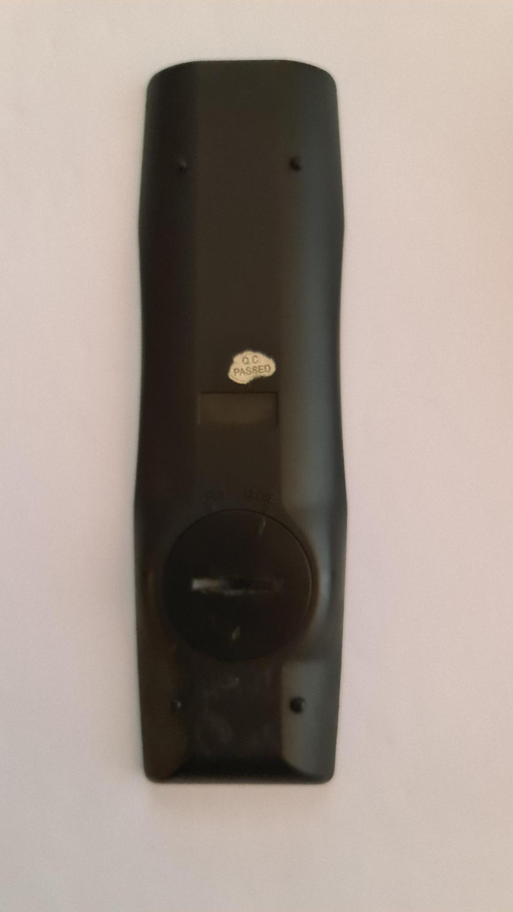 TV  Remote Control - Back Image