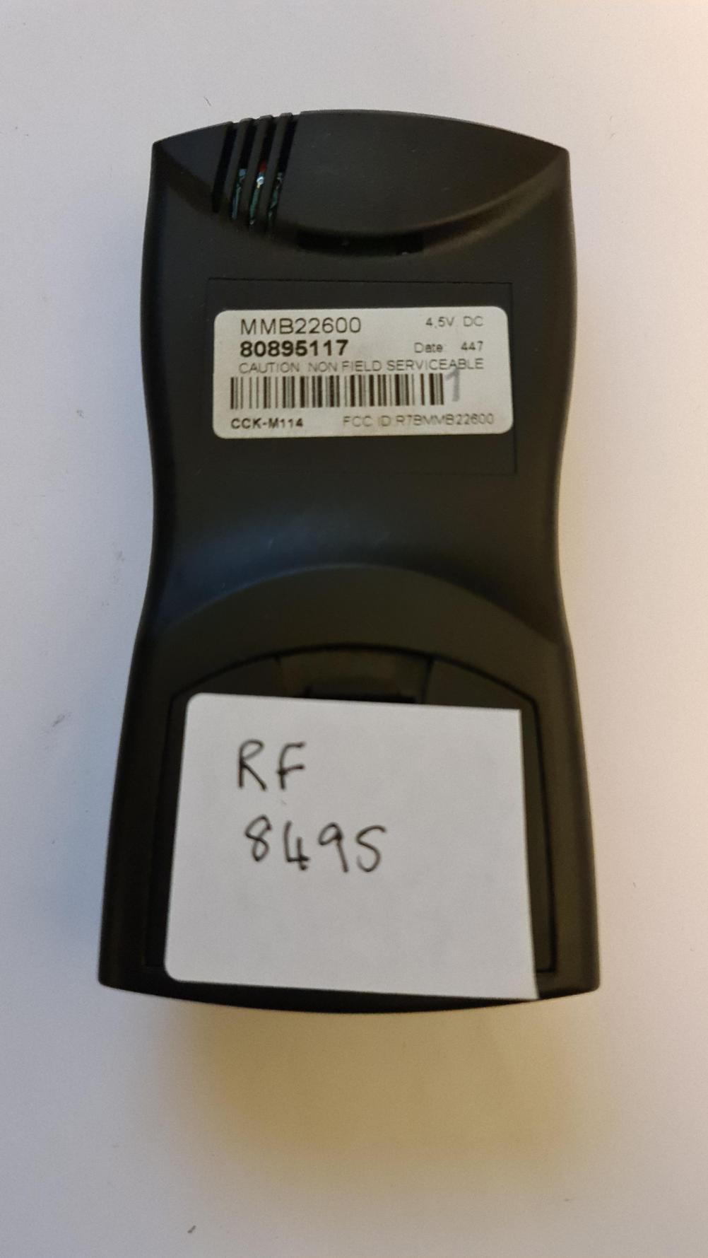 Gazco  MMB22600 Remote Control - Back Image