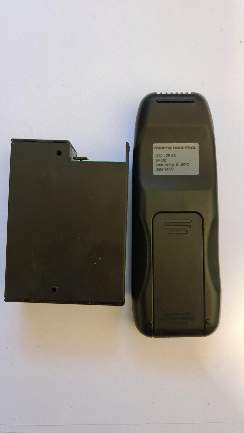 Faber / Merton maxitroll  G30 - ZRRT  Remote Control - Back Image