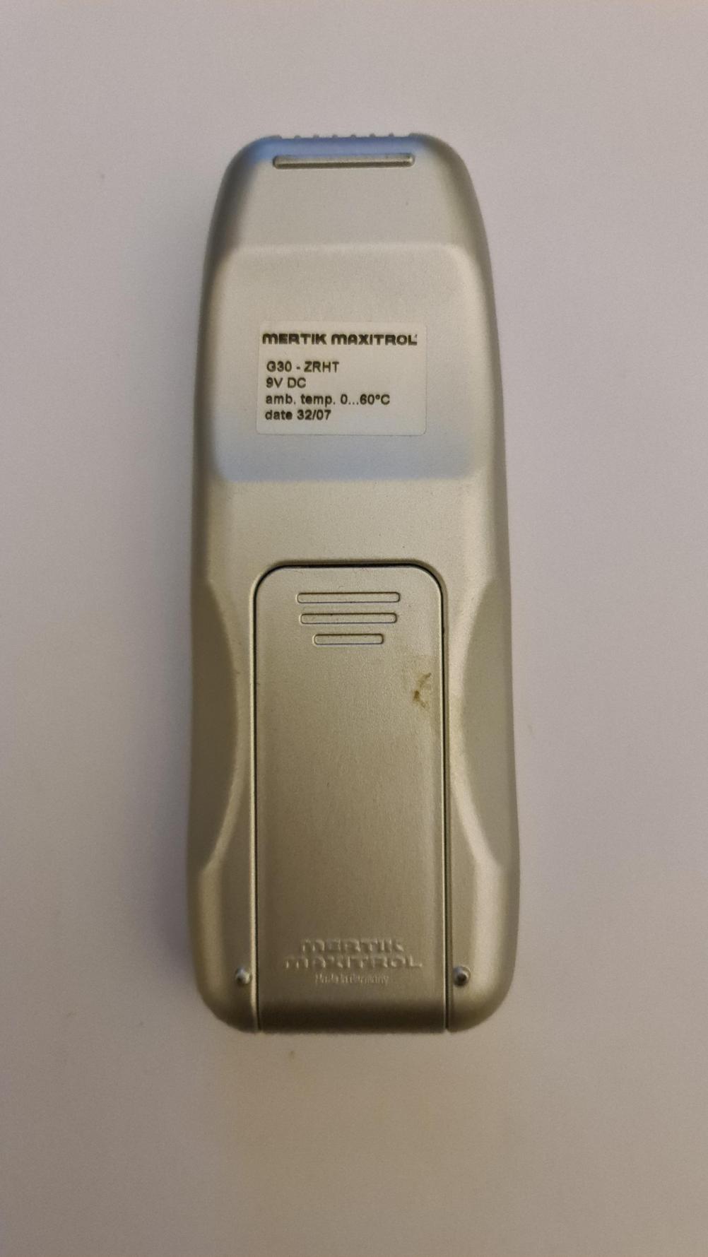 Mertik   Remote Control - Back Image