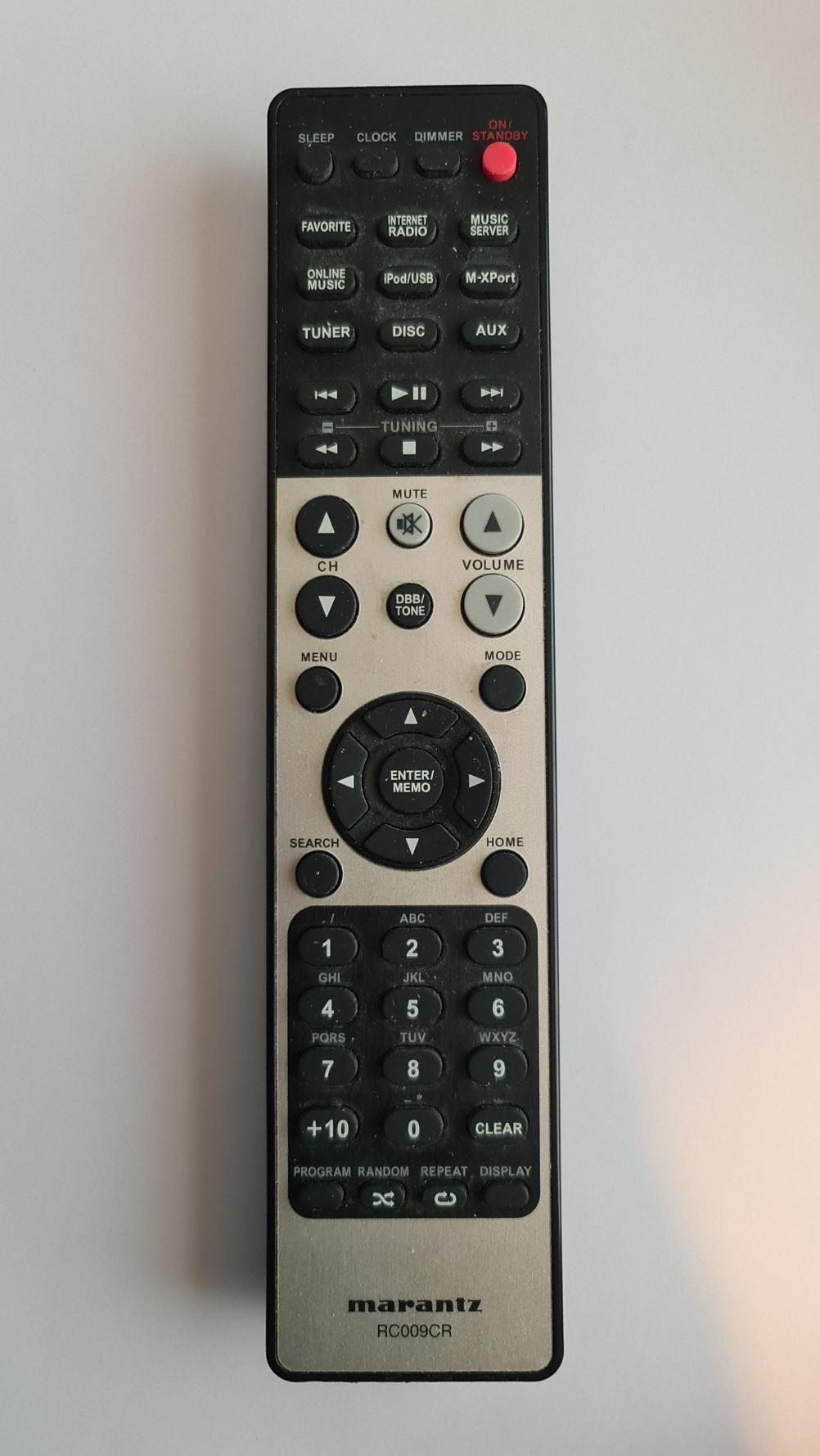 MARANTZ RC009CR  Remote Control - Front Image