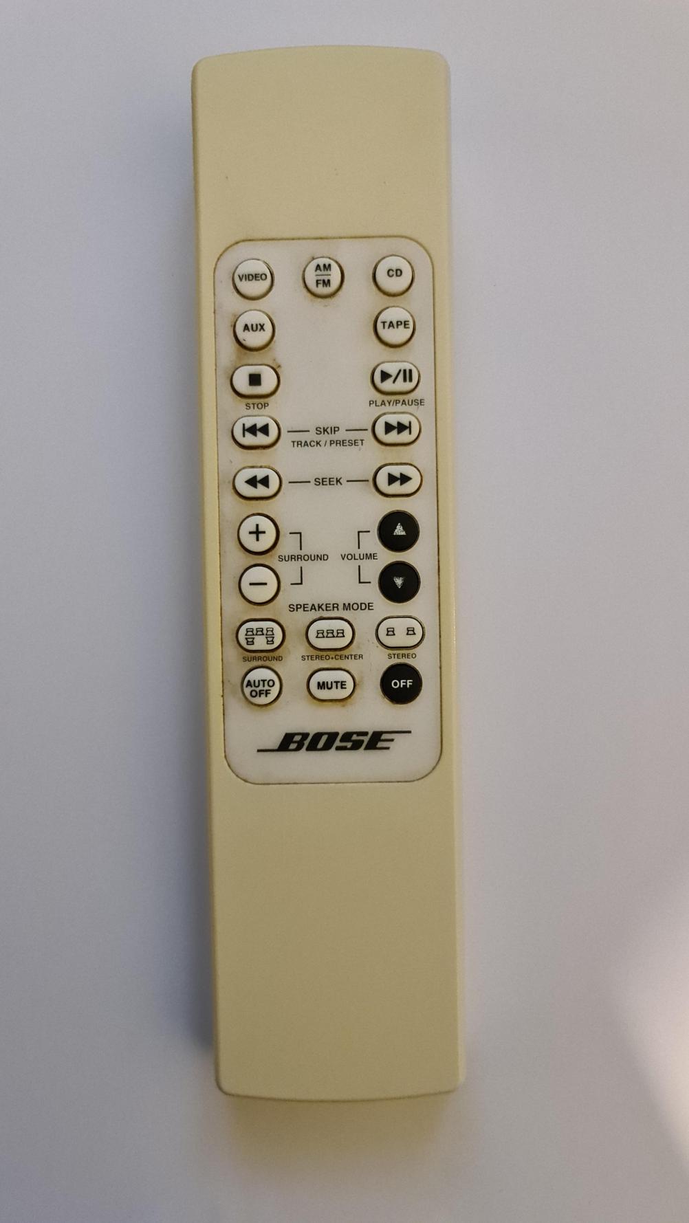 BOSE  Lifestyle RC-P Remote Control - Front Image