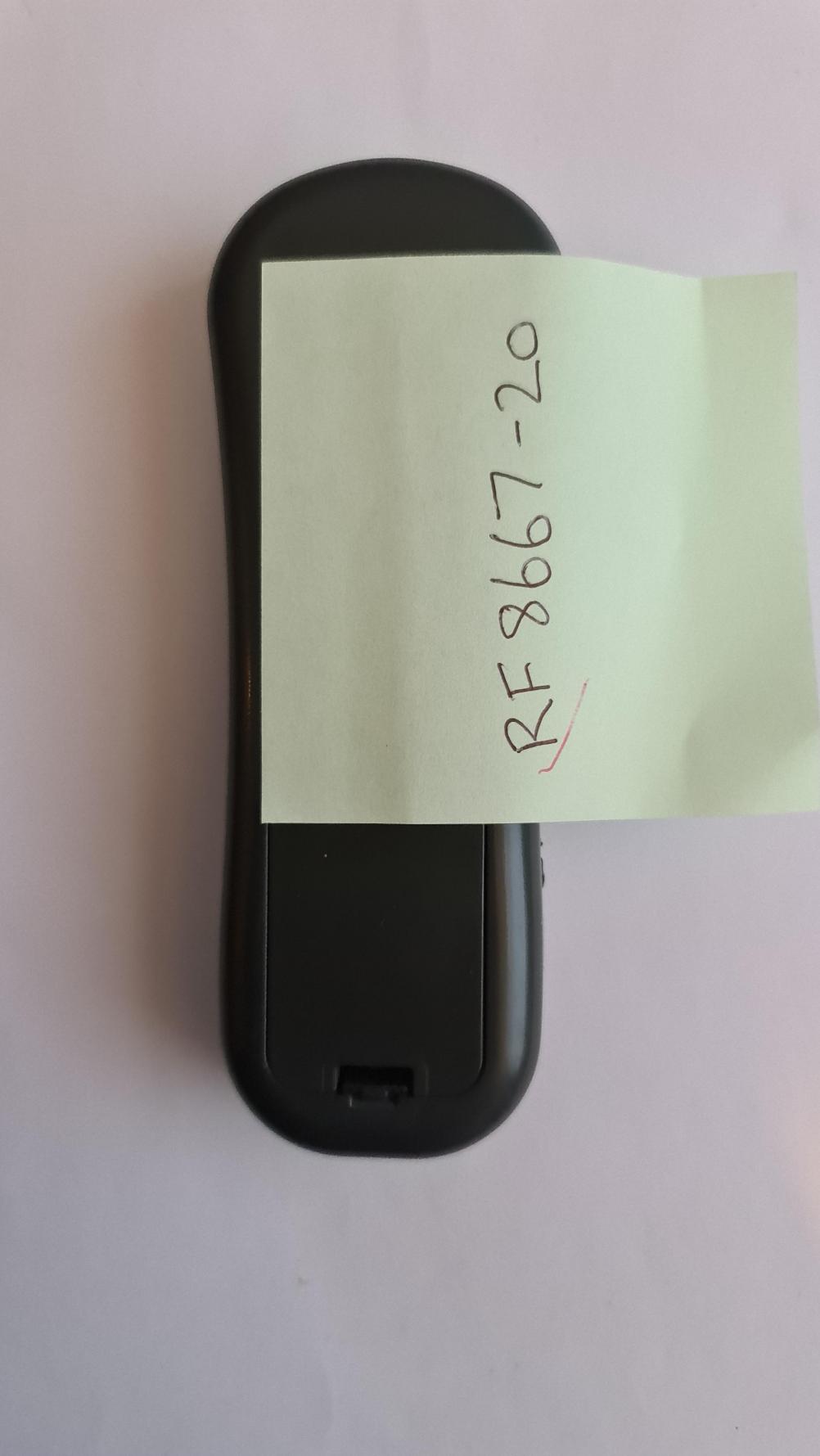 Verine  Remote Control - Back Image