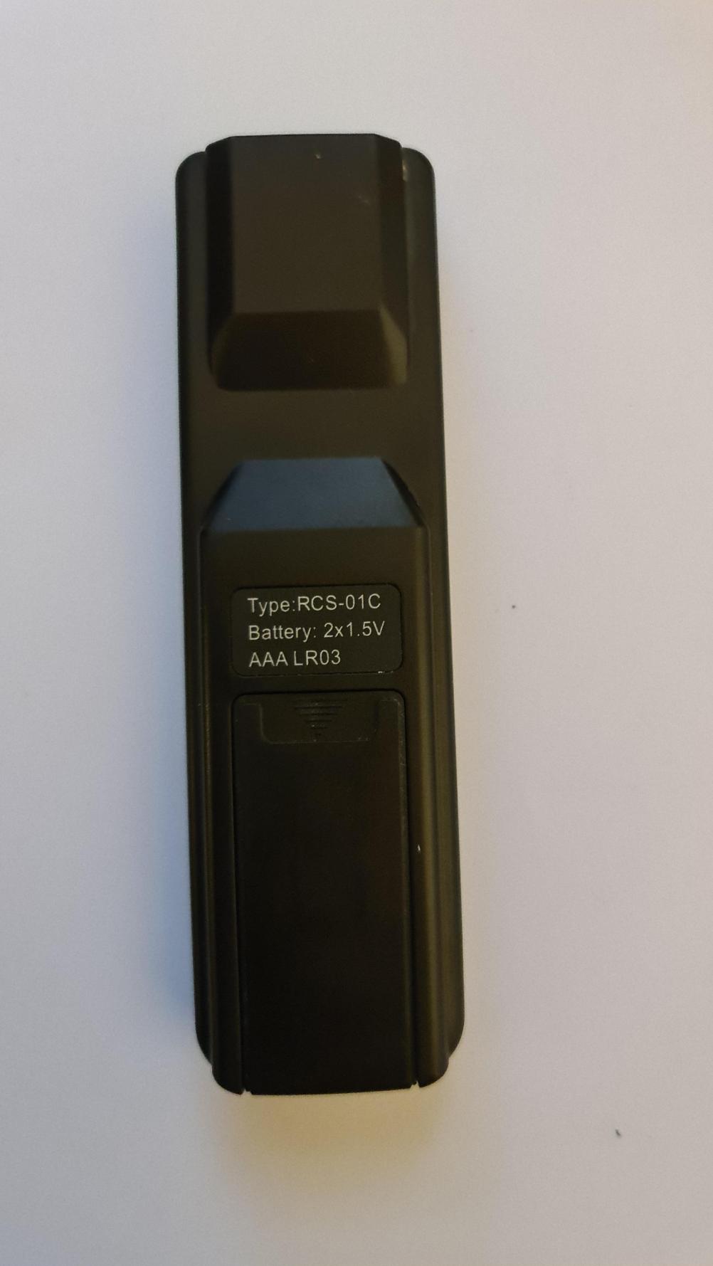 CastTec   Remote Control - Back Image