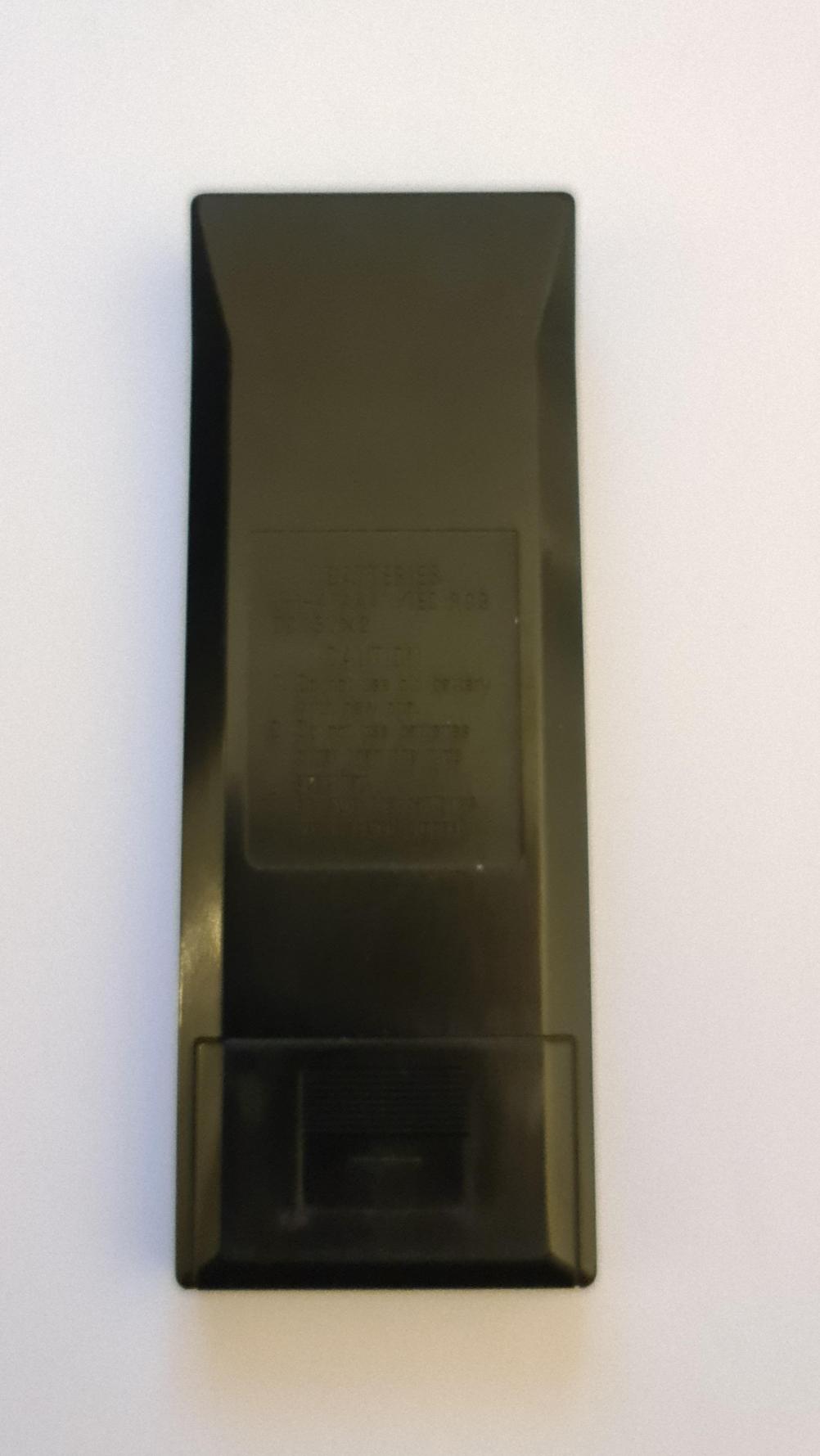 Technics EUR64753 Remote Control - Back Image