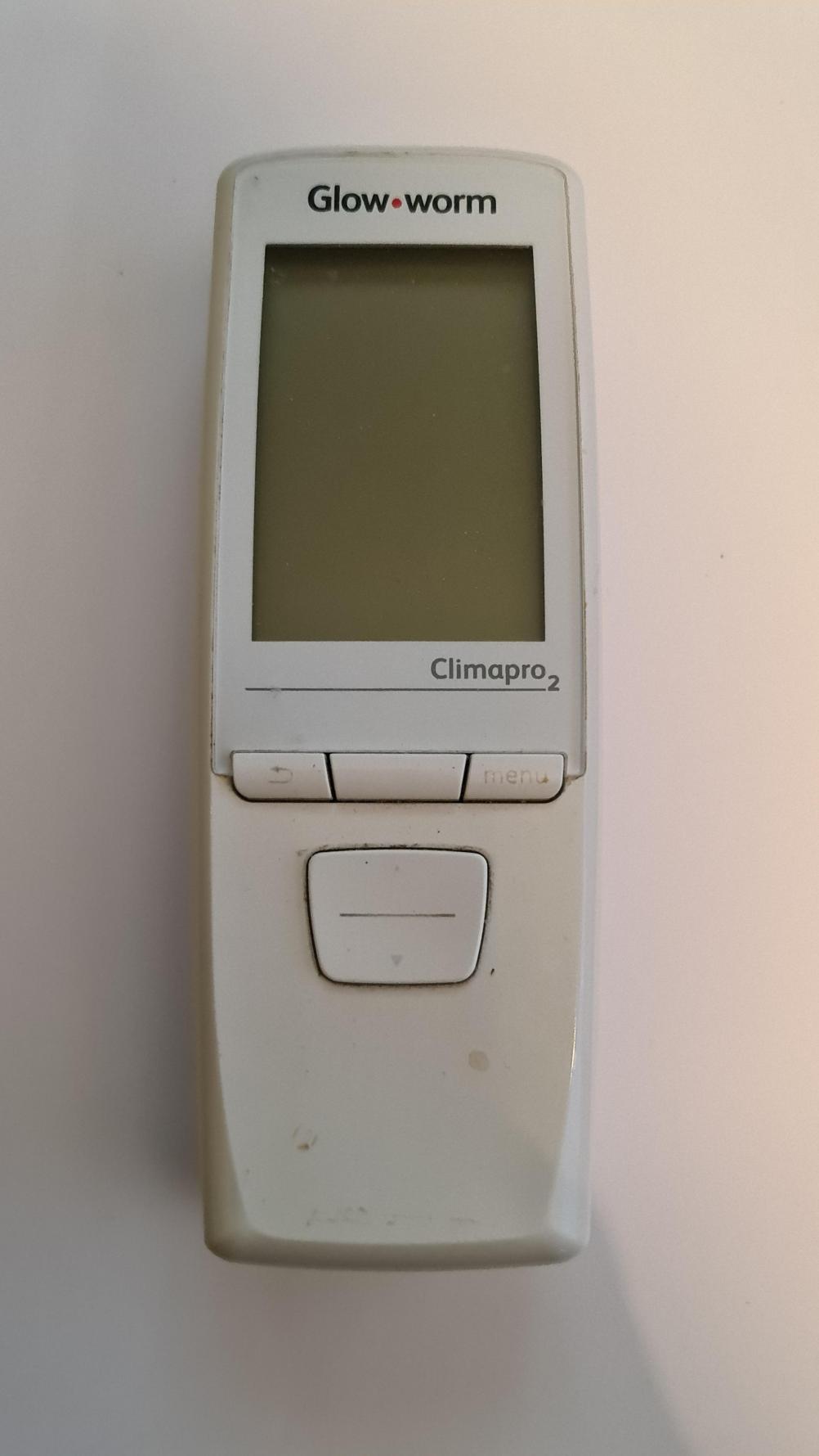 Glow worm Climapro 2 Remote Control - Front Image