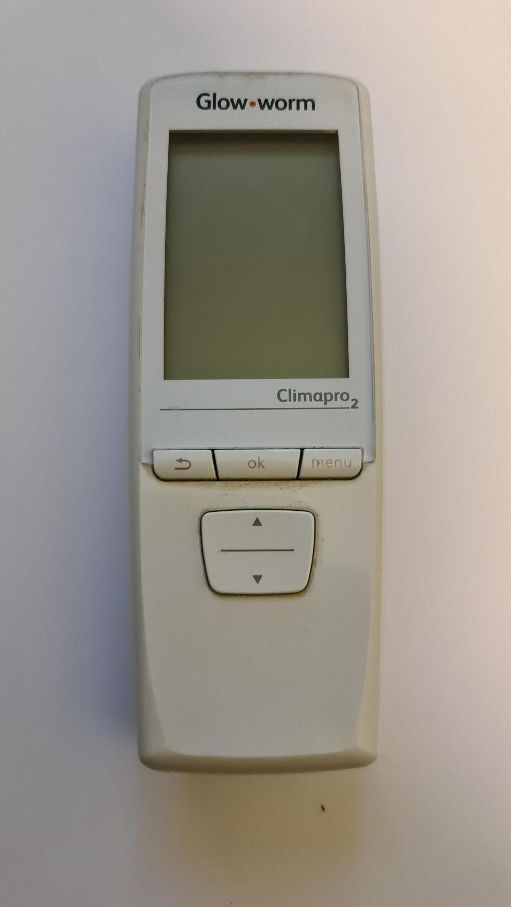 Glow worm  climapro 2 Remote Control - Front Image