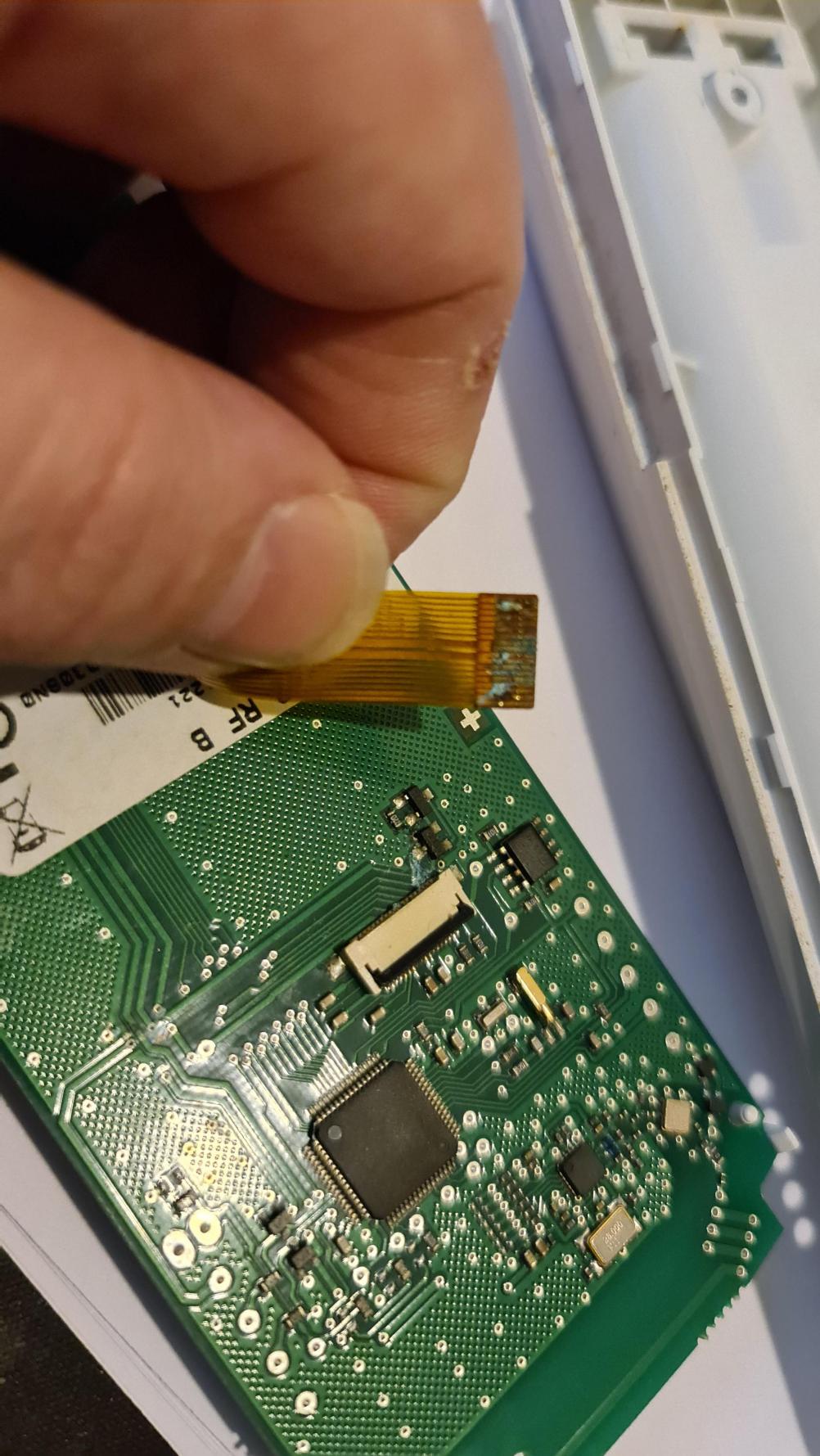 Glow worm  climapro 2 Remote Control - Inside Image