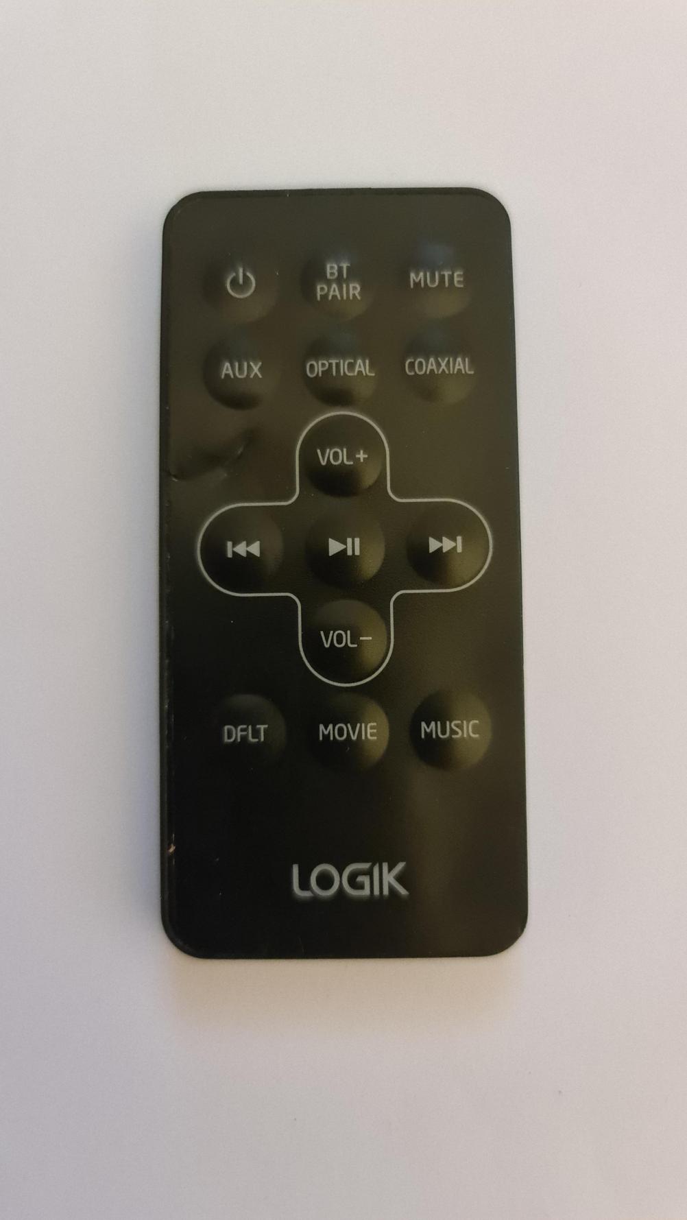Logik  Remote Control - Front Image