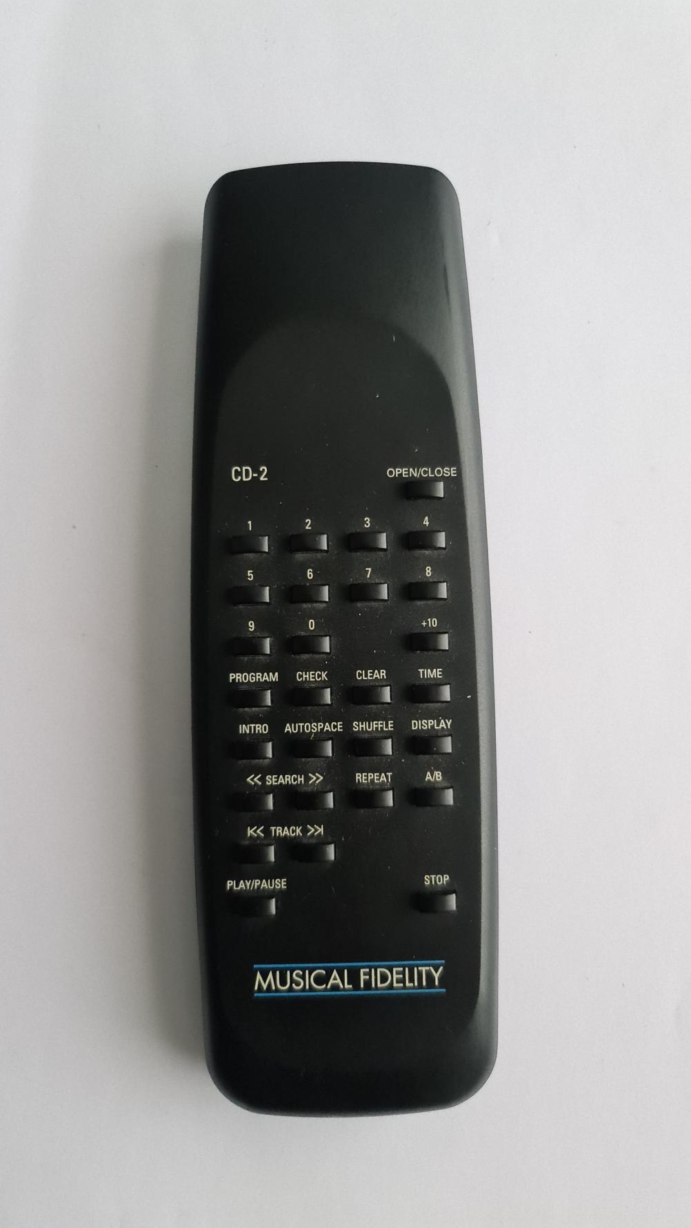 Musical Fidelity NuVista  Remote Control - Front Image